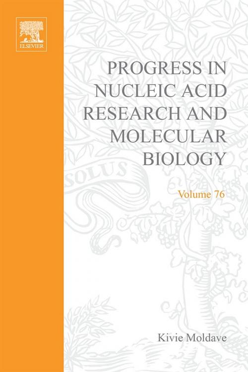 Cover of the book Progress in Nucleic Acid Research and Molecular Biology by , Elsevier Science