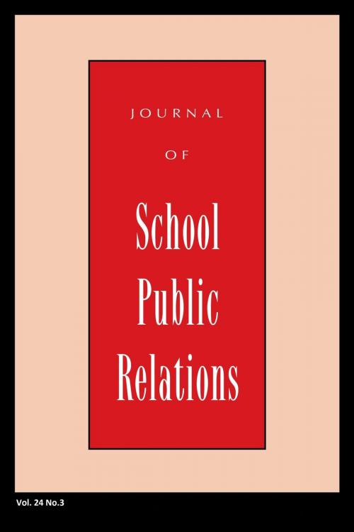 Cover of the book Jspr Vol 24-N3 by Journal of School Public Relations, Rowman & Littlefield Publishers