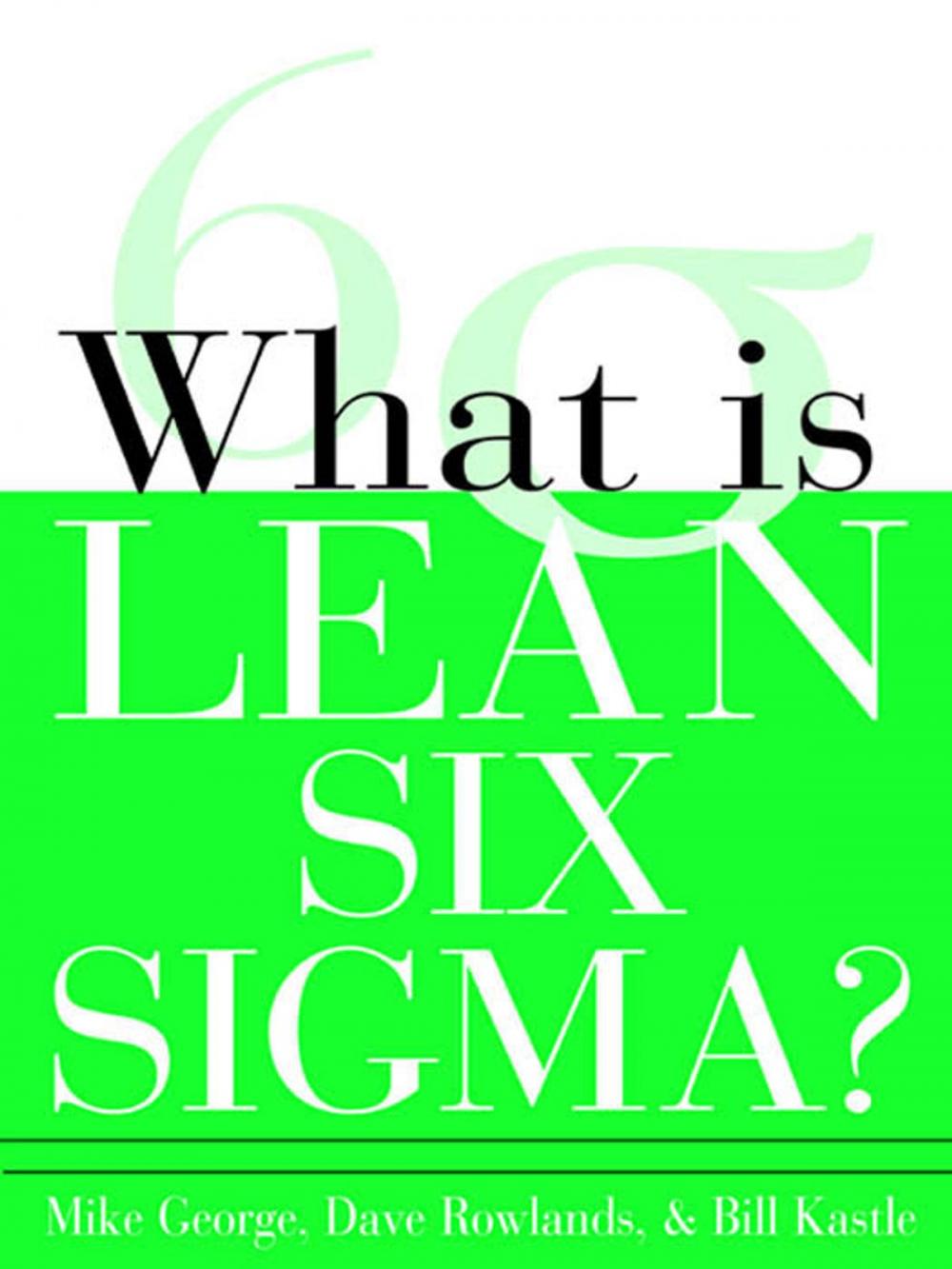 Big bigCover of What is Lean Six Sigma