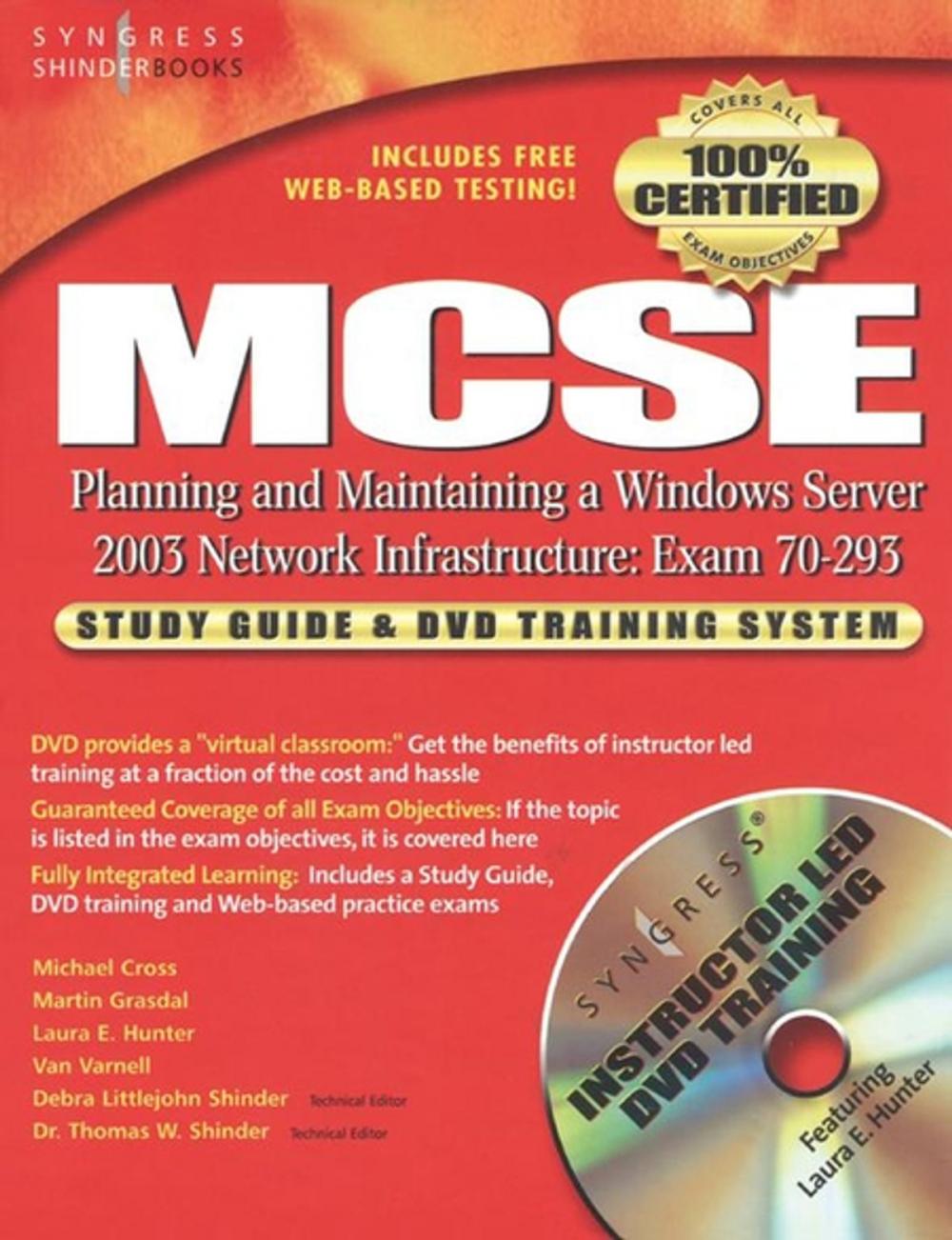 Big bigCover of MCSE Planning and Maintaining a Microsoft Windows Server 2003 Network Infrastructure (Exam 70-293)