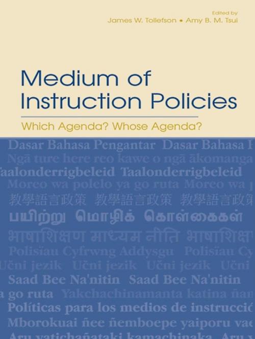 Cover of the book Medium of Instruction Policies by , Taylor and Francis