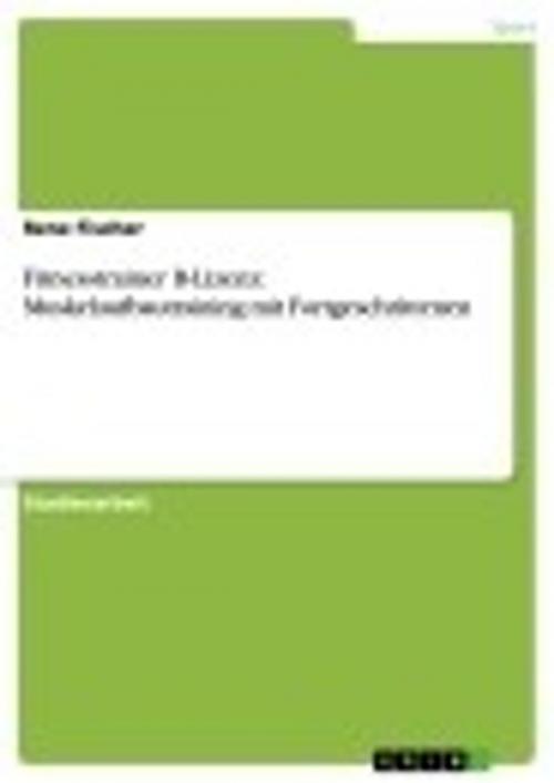 Cover of the book Fitnesstrainer B-Lizenz: Muskelaufbautraining mit Fortgeschrittenen by Rene Fischer, GRIN Verlag