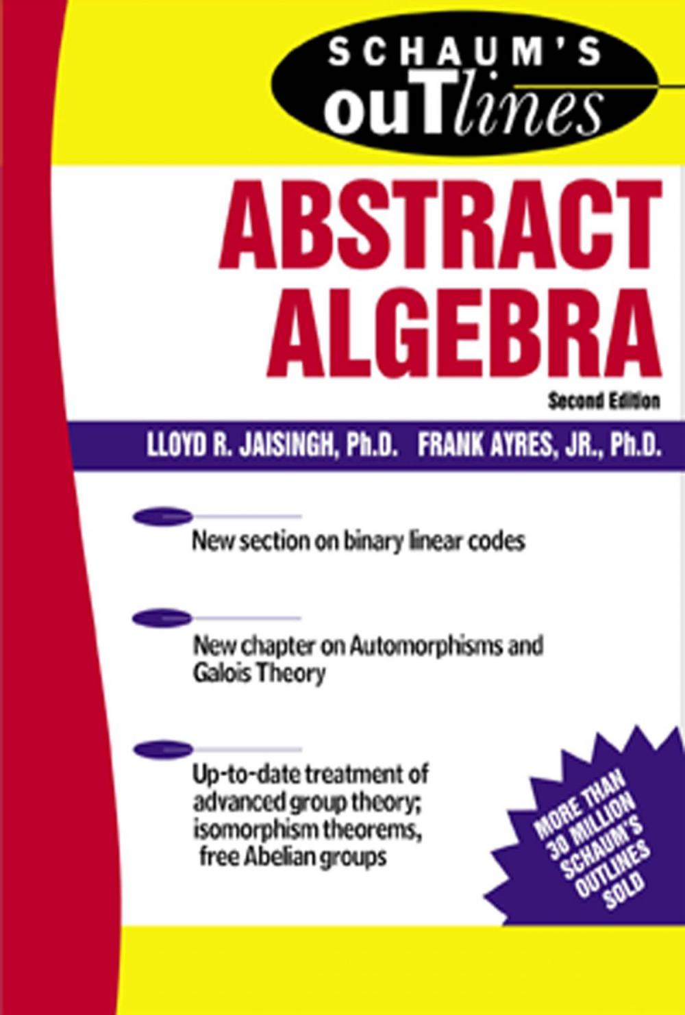 Big bigCover of Schaum's Outline of Abstract Algebra