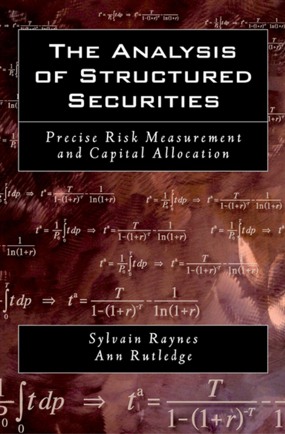 Big bigCover of The Analysis of Structured Securities