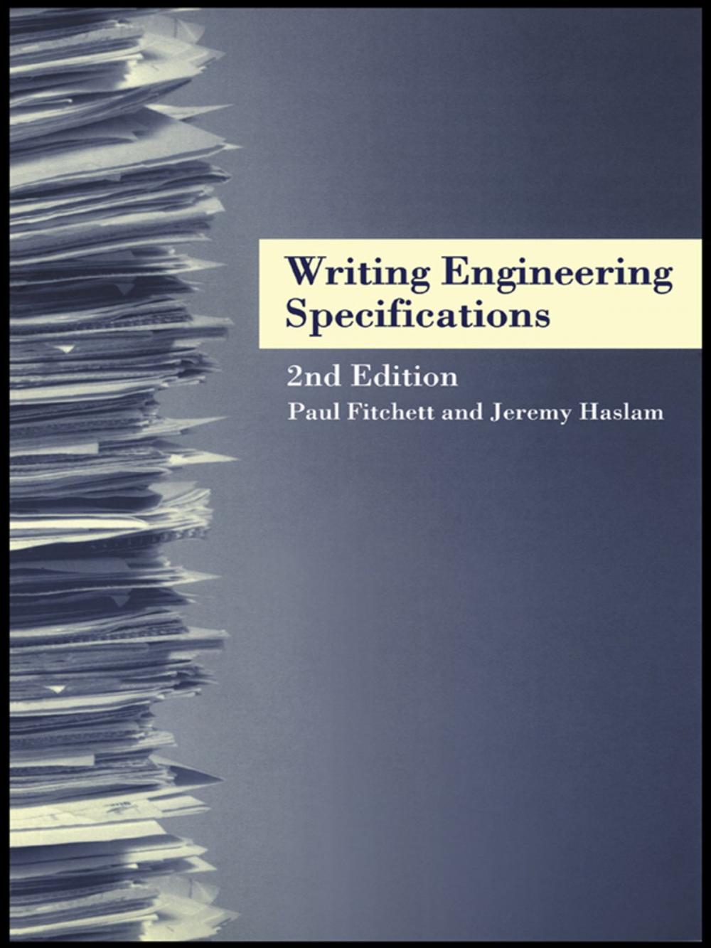 Big bigCover of Writing Engineering Specifications