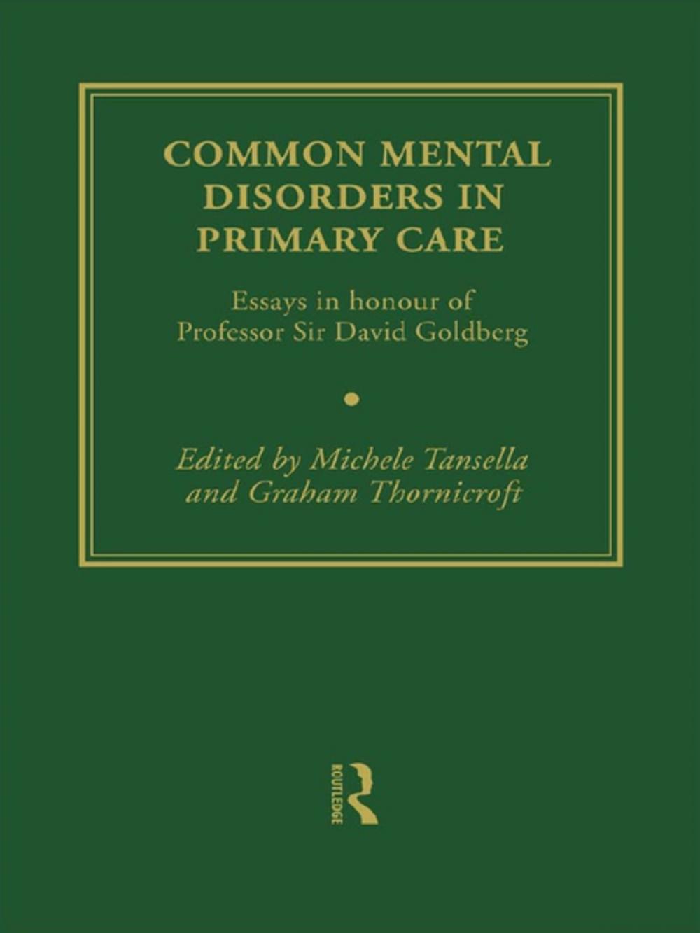 Big bigCover of Common Mental Disorders in Primary Care