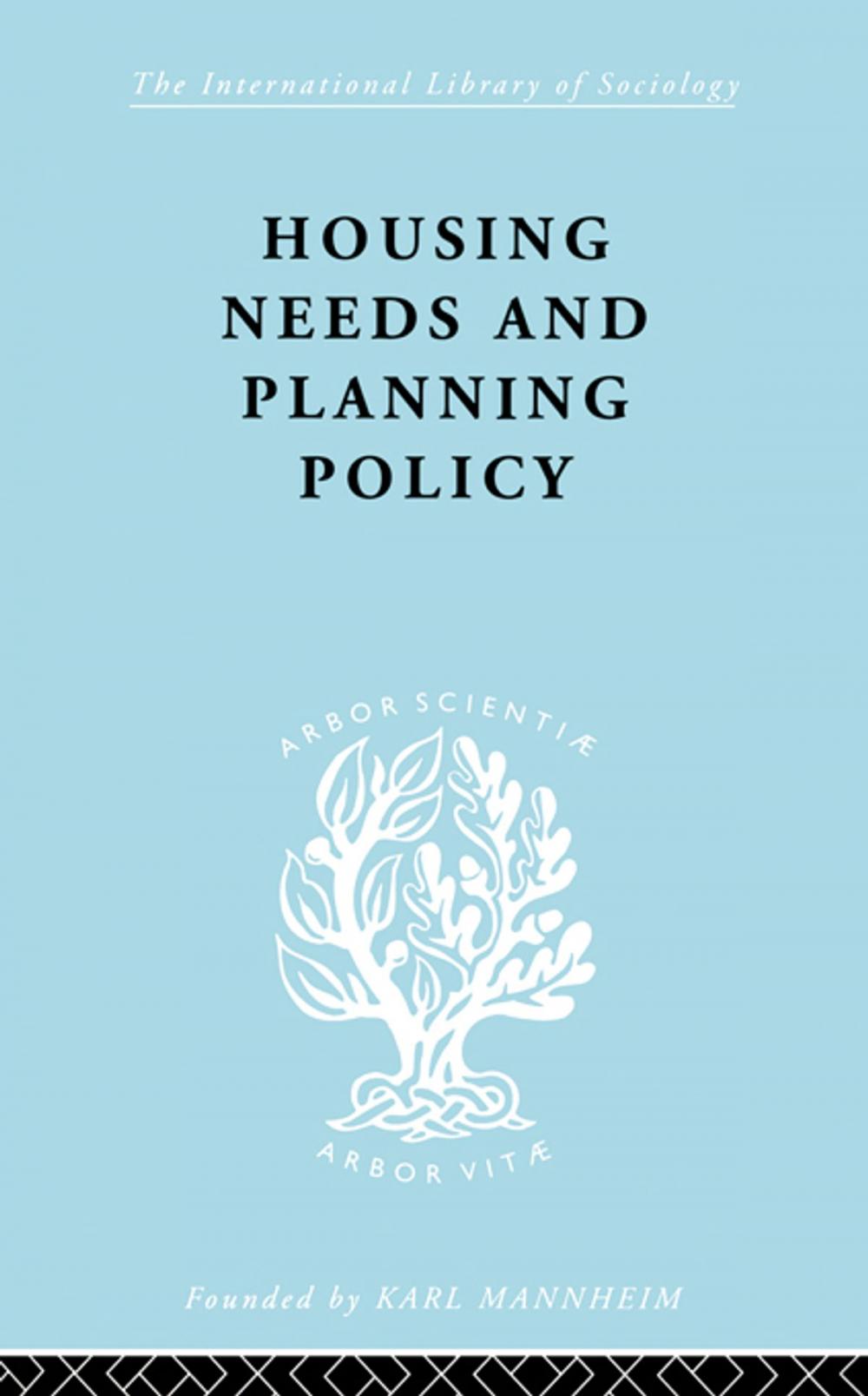 Big bigCover of Housing Needs and Planning Policy