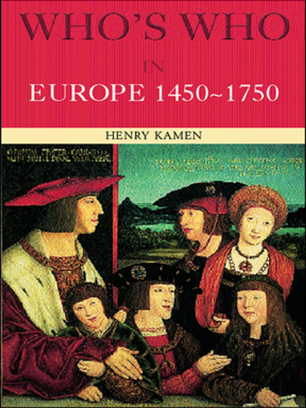 Big bigCover of Who's Who in Europe 1450-1750