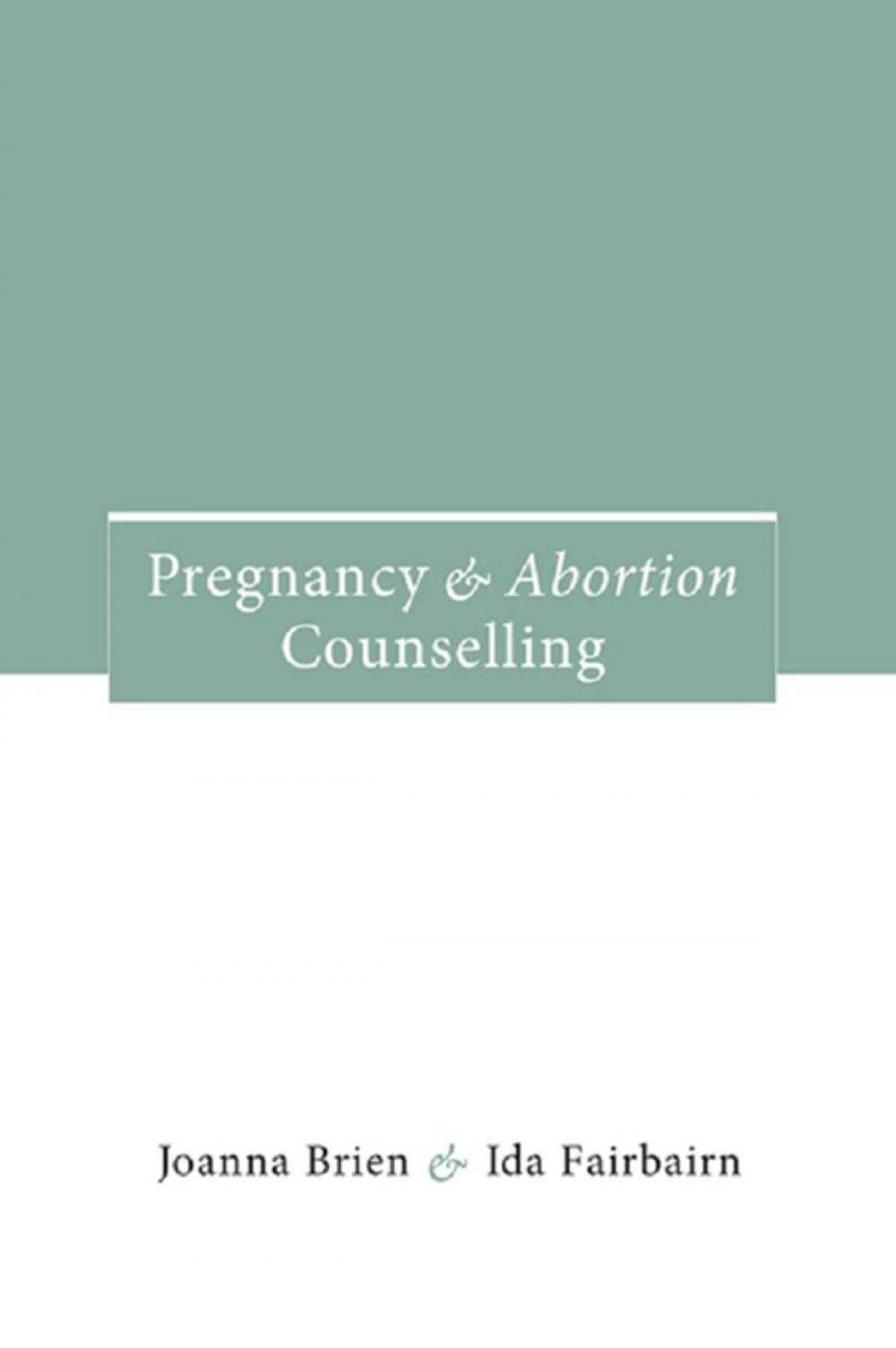 Big bigCover of Pregnancy and Abortion Counselling