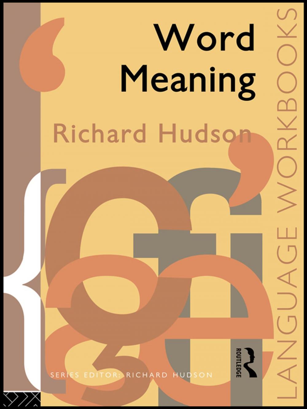 Big bigCover of Word Meaning