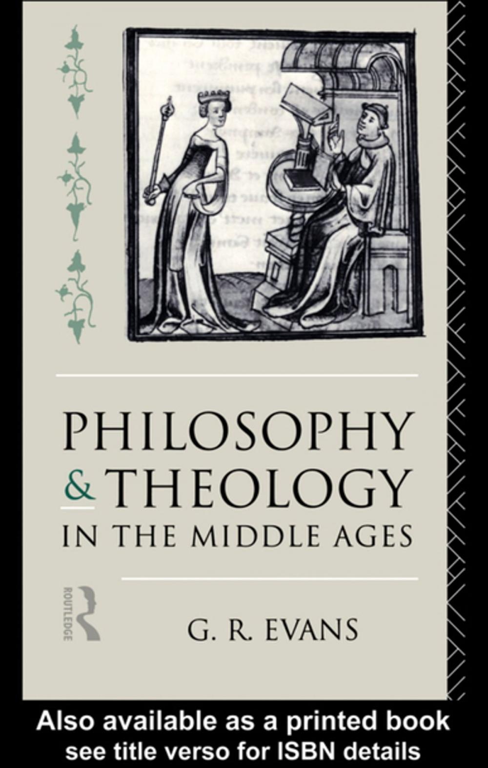 Big bigCover of Philosophy and Theology in the Middle Ages