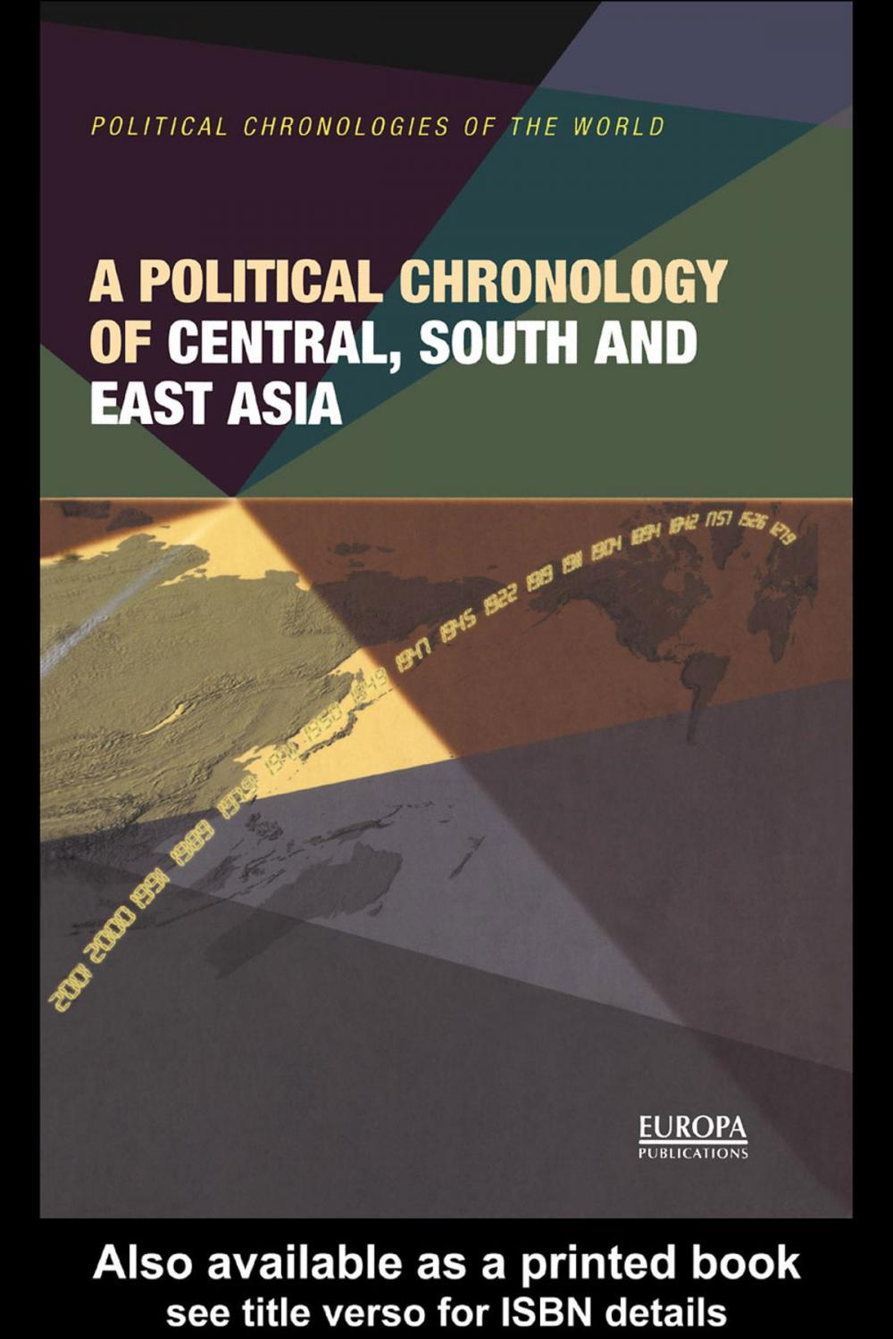 Big bigCover of A Political Chronology of Central, South and East Asia