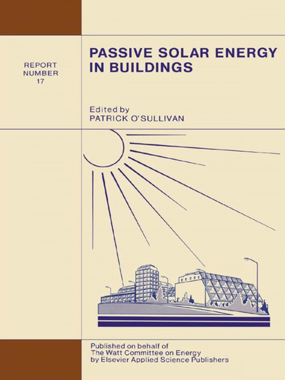 Big bigCover of Passive Solar Energy in Buildings