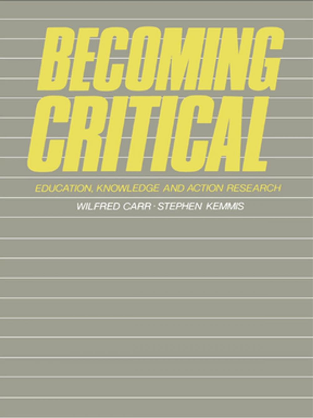 Big bigCover of Becoming Critical