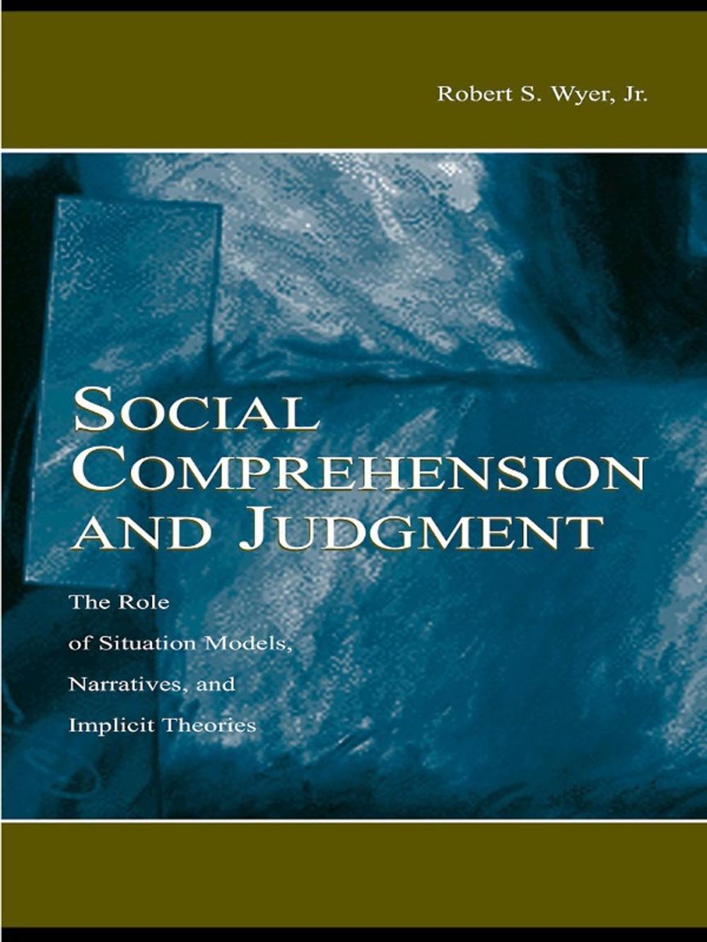 Big bigCover of Social Comprehension and Judgment