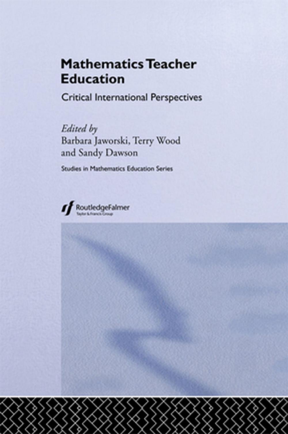 Big bigCover of Mathematics Teacher Education