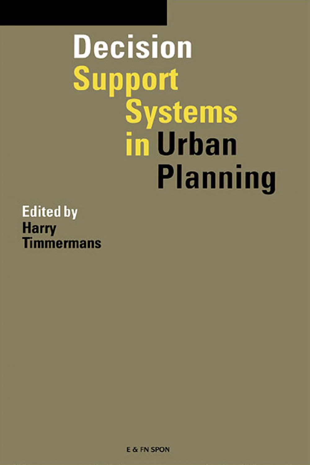 Big bigCover of Decision Support Systems in Urban Planning