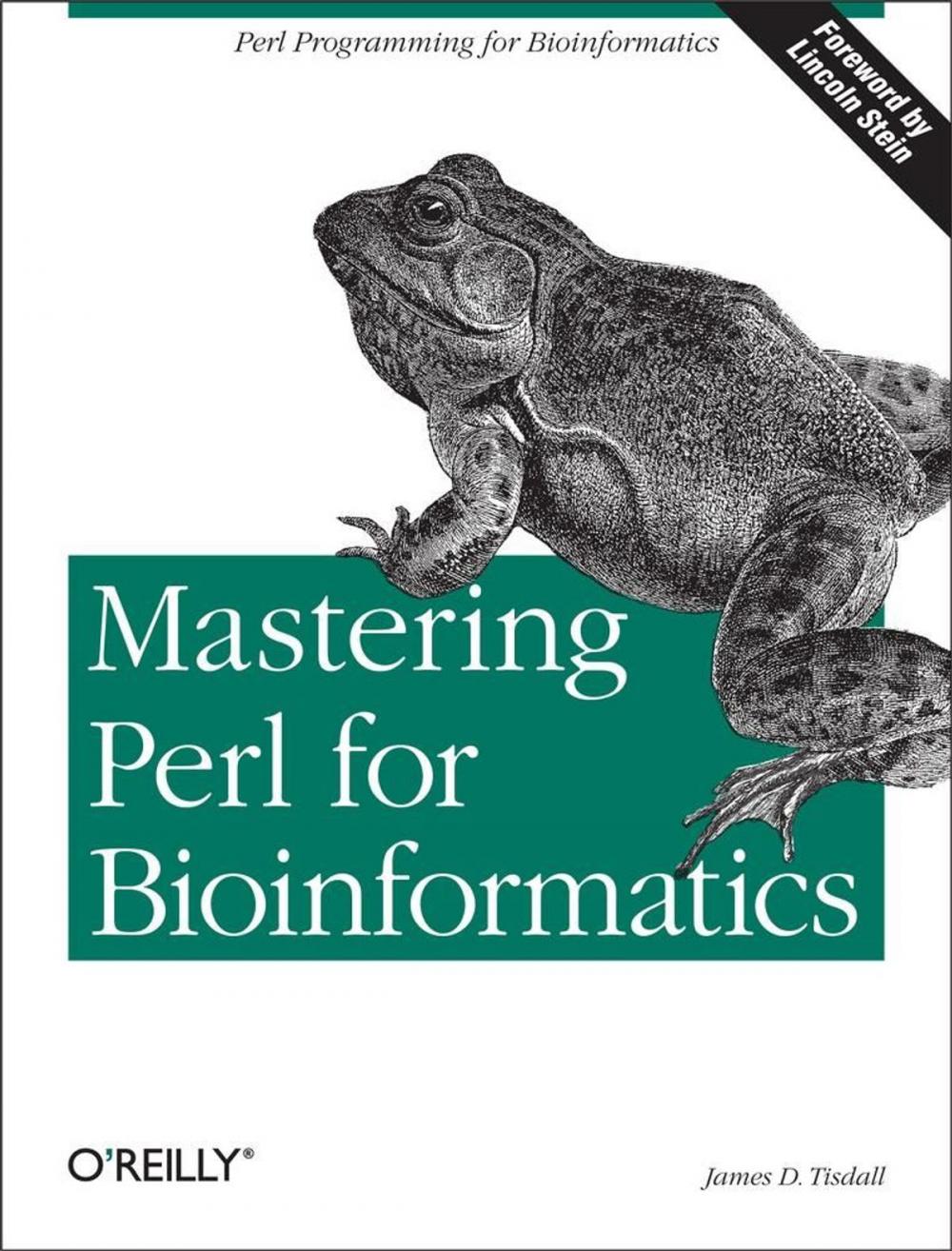 Big bigCover of Mastering Perl for Bioinformatics