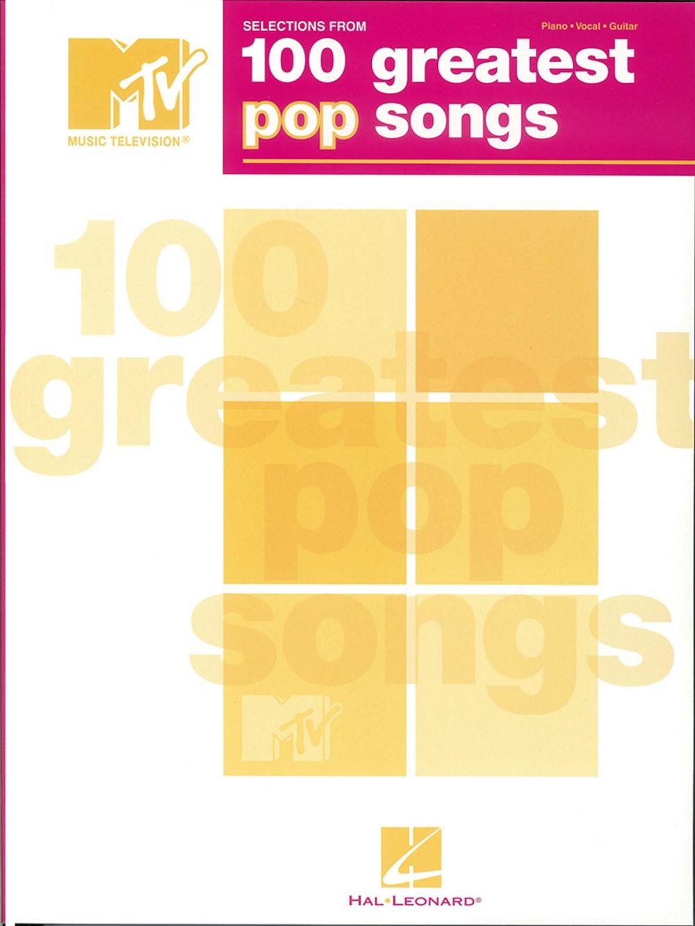 Big bigCover of Selections from MTV's 100 Greatest Pop Songs (Songbook)