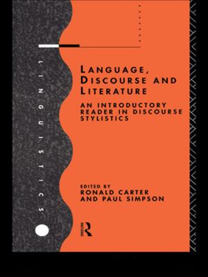 Cover of the book Language, Discourse and Literature by Emma E. Cook