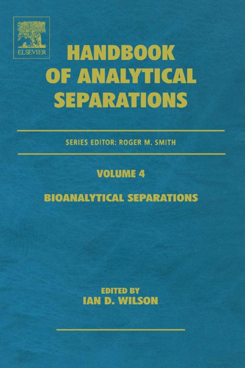 Cover of the book Bioanalytical Separations by Ian D. Wilson, Elsevier Science