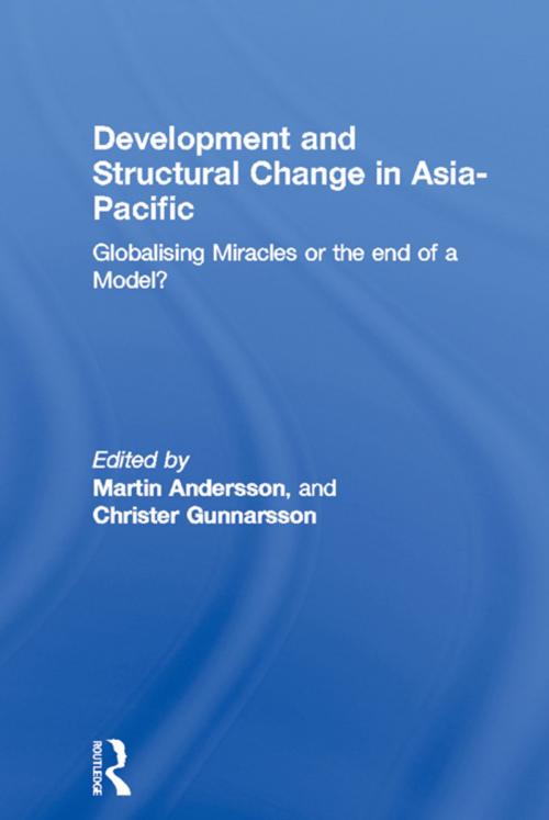 Cover of the book Development and Structural Change in Asia-Pacific by , Taylor and Francis