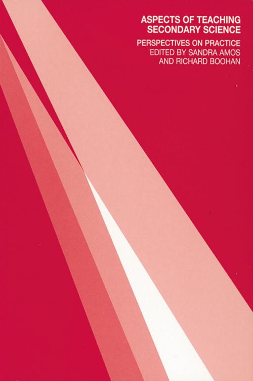 Cover of the book Aspects of Teaching Secondary Science by Sandra Amos, Richard Boohan, Taylor and Francis