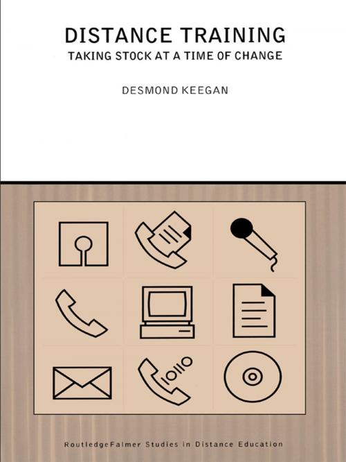 Cover of the book Distance Training by Desmond Keegan, Taylor and Francis