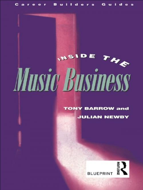 Cover of the book Inside the Music Business by Tony Barrow, Julian Newby, Taylor and Francis