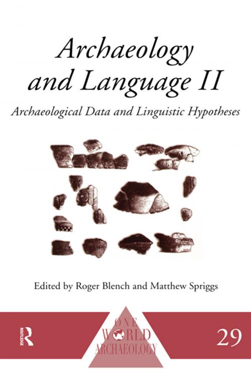 Cover of the book Archaeology and Language II by , Taylor and Francis