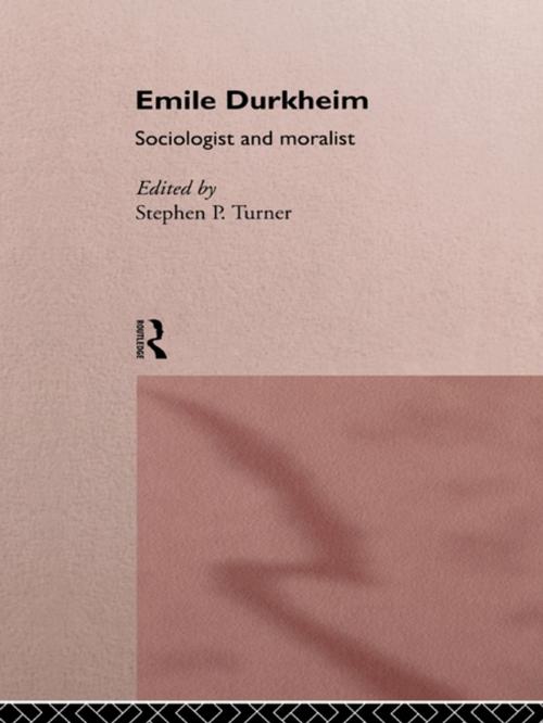 Cover of the book Emile Durkheim by , Taylor and Francis