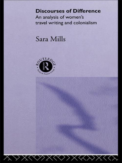 Cover of the book Discourses of Difference by Sara Mills, Taylor and Francis