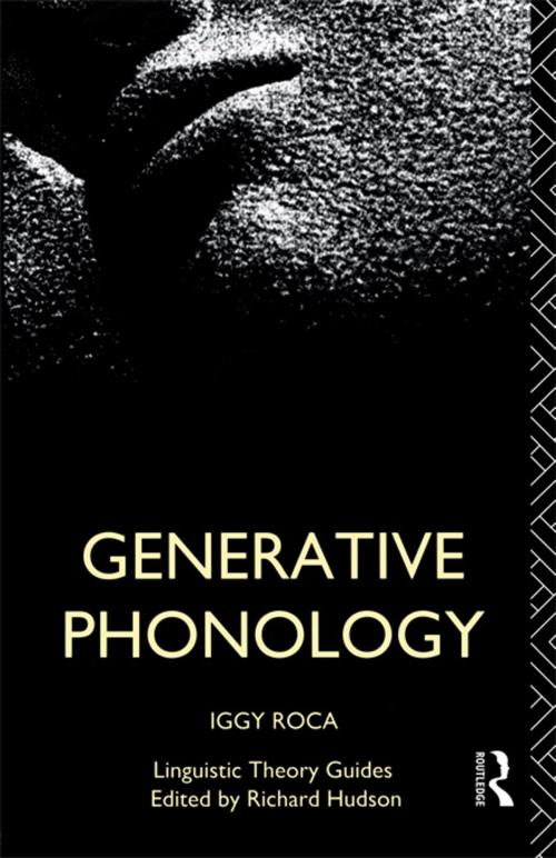 Cover of the book Generative Phonology by Iggy Roca, Taylor and Francis