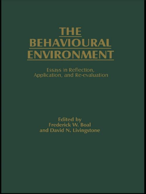 Cover of the book The Behavioural Environment by , Taylor and Francis