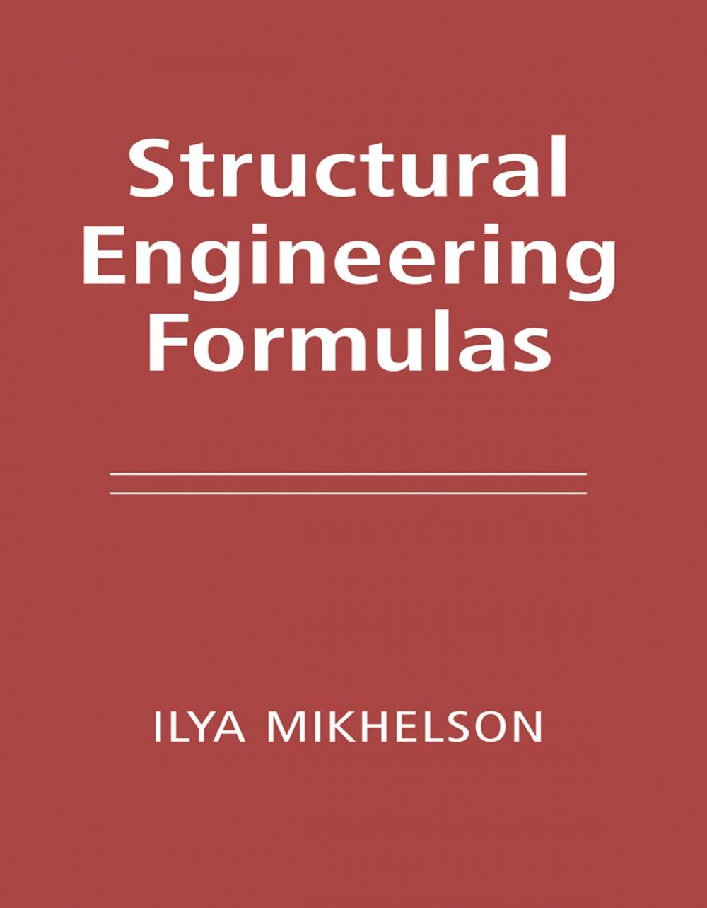 Big bigCover of Structural Engineering Formulas