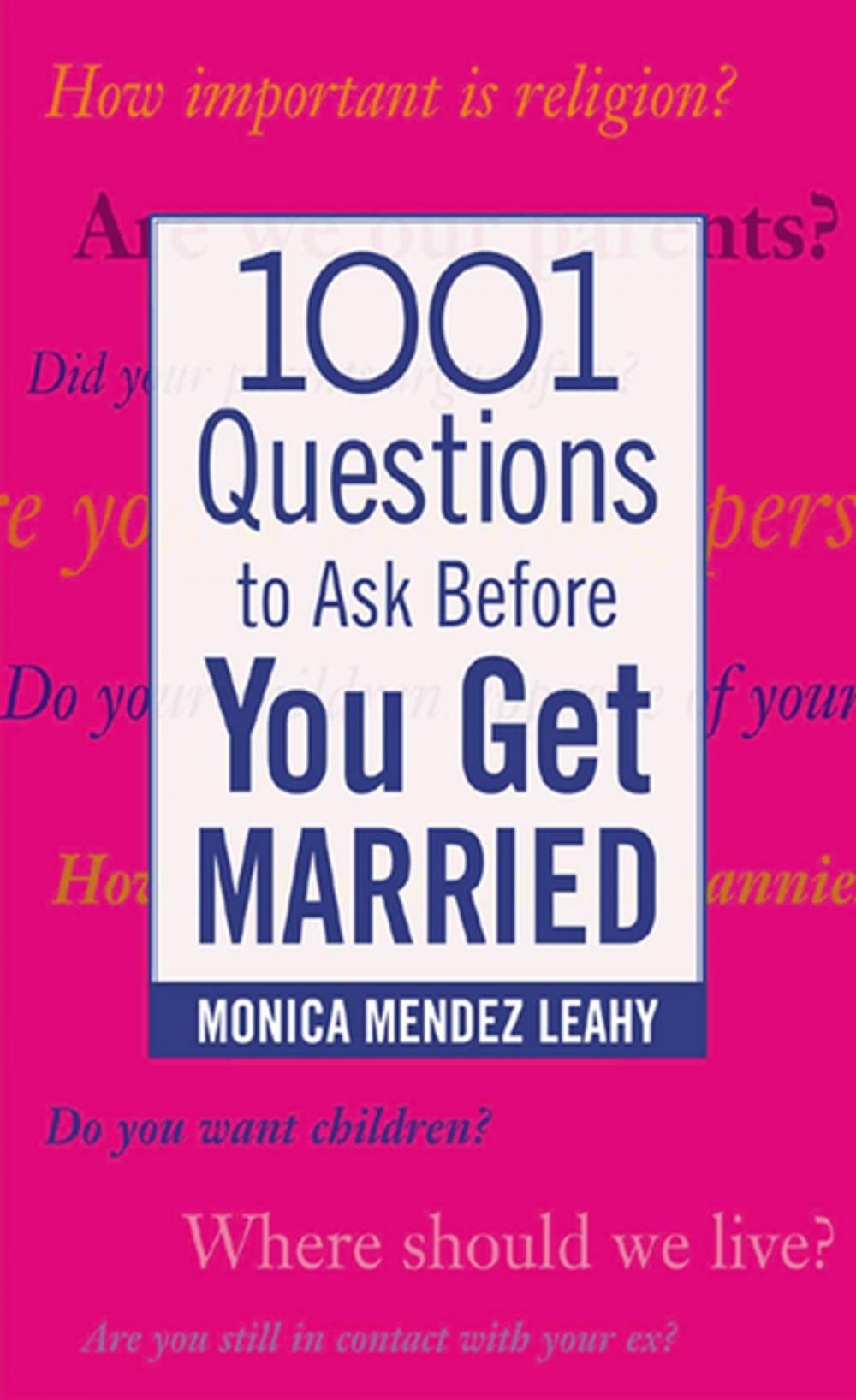 Big bigCover of 1001 Questions to Ask Before You Get Married