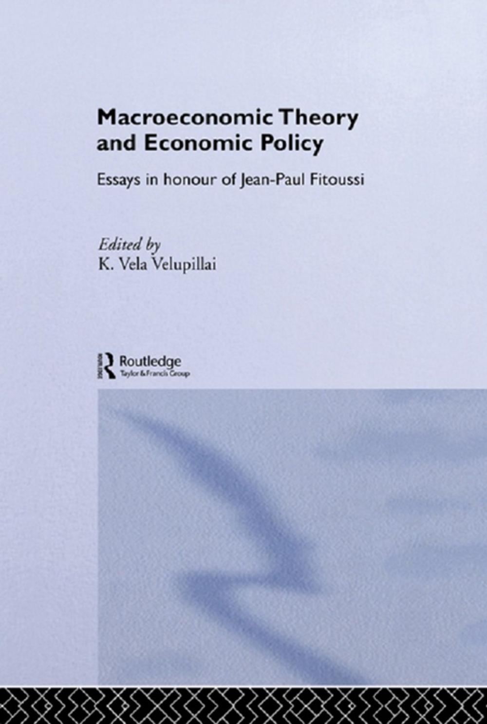 Big bigCover of Macroeconomic Theory and Economic Policy