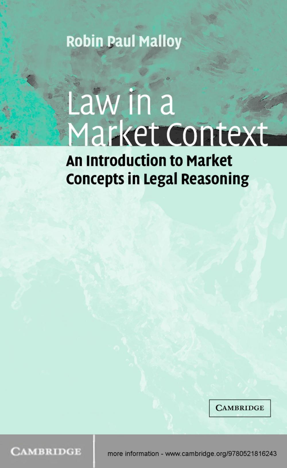 Big bigCover of Law in a Market Context