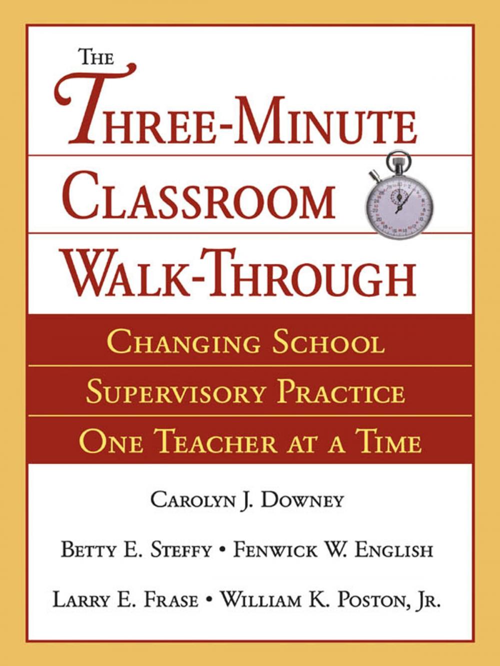 Big bigCover of The Three-Minute Classroom Walk-Through