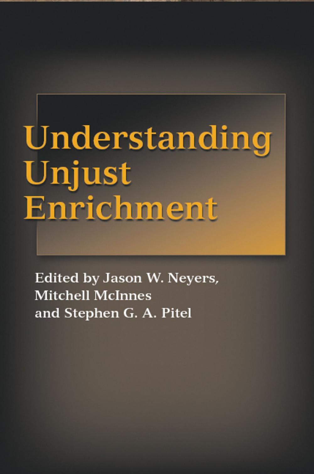 Big bigCover of Understanding Unjust Enrichment