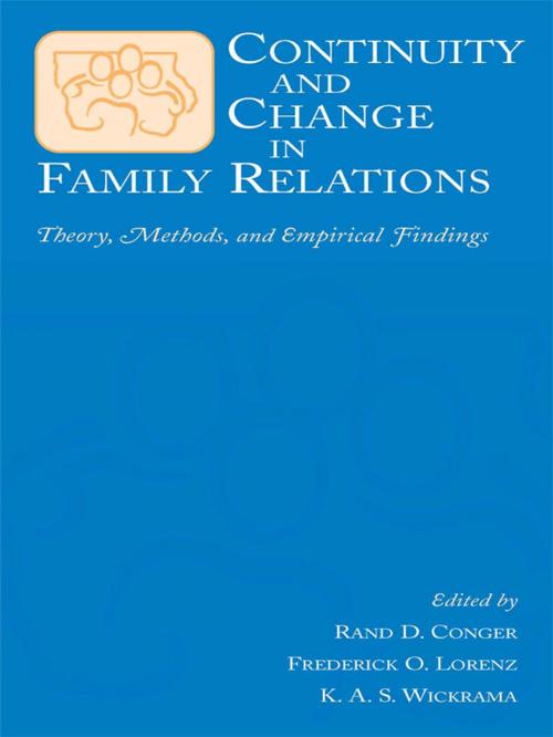 Cover of the book Continuity and Change in Family Relations by , Taylor and Francis