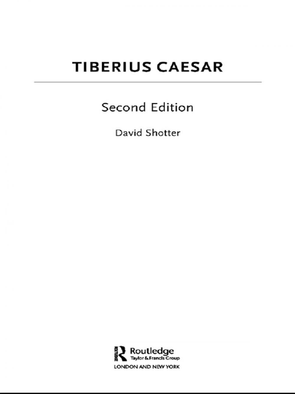 Big bigCover of Tiberius Caesar