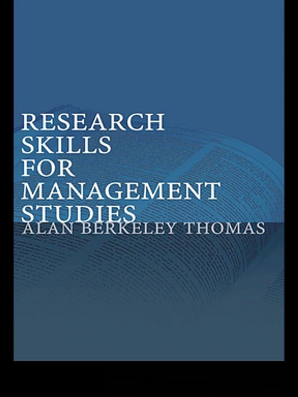 Big bigCover of Research Skills for Management Studies