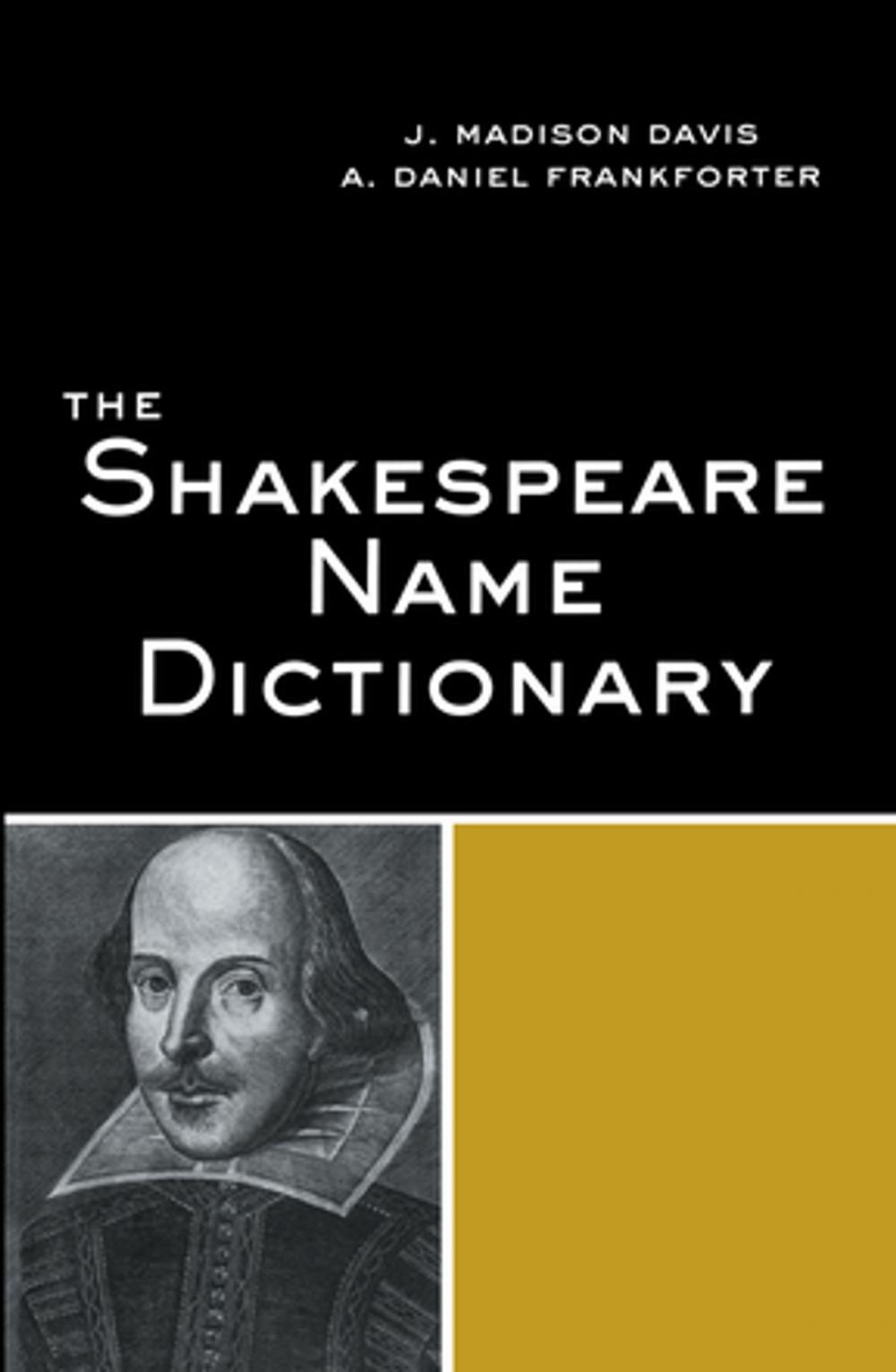 Big bigCover of The Shakespeare Name Dictionary