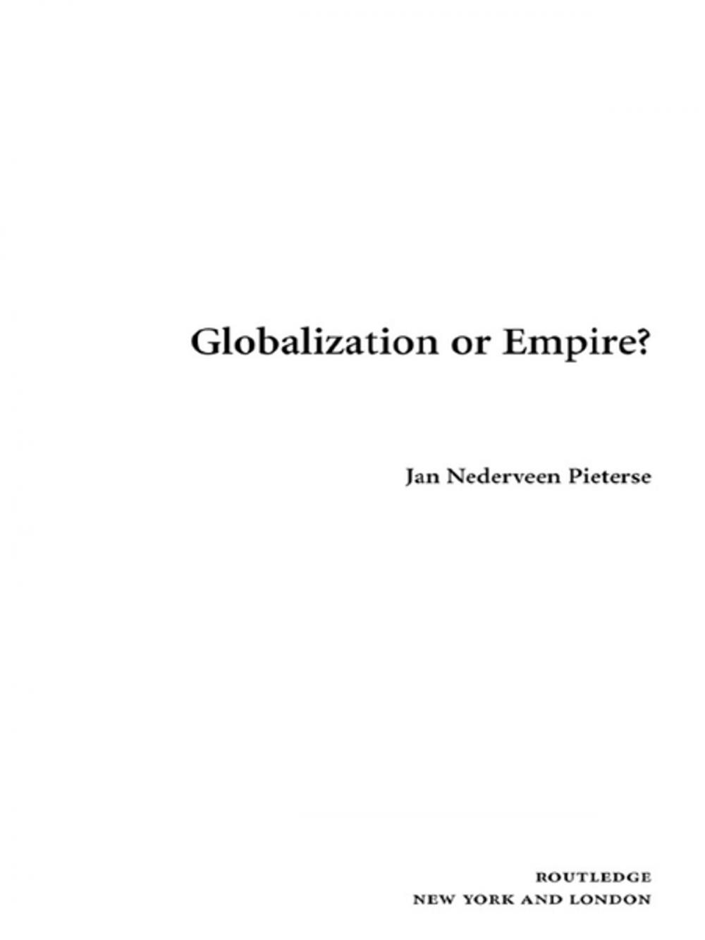 Big bigCover of Globalization or Empire?