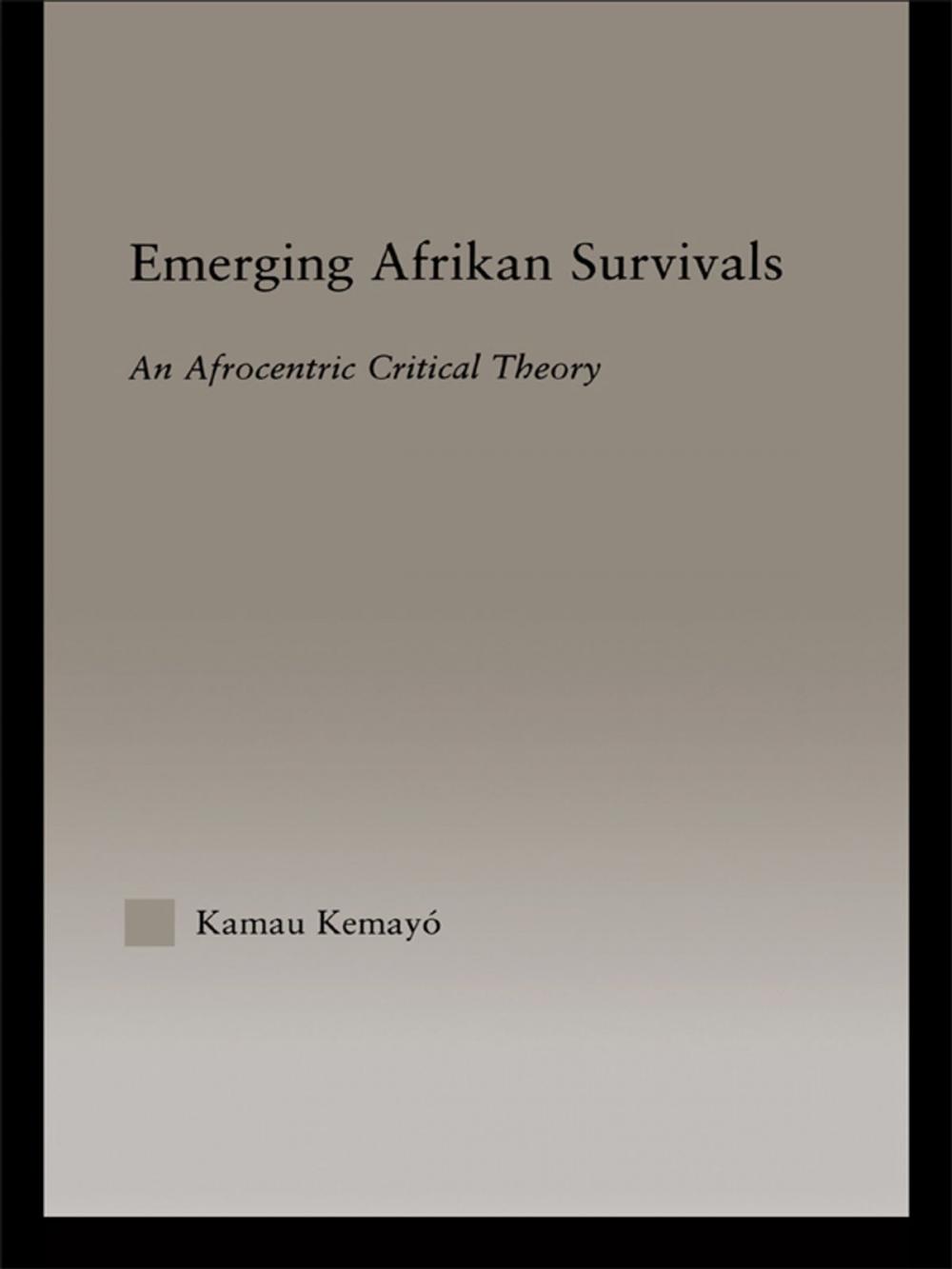 Big bigCover of Emerging Afrikan Survivals