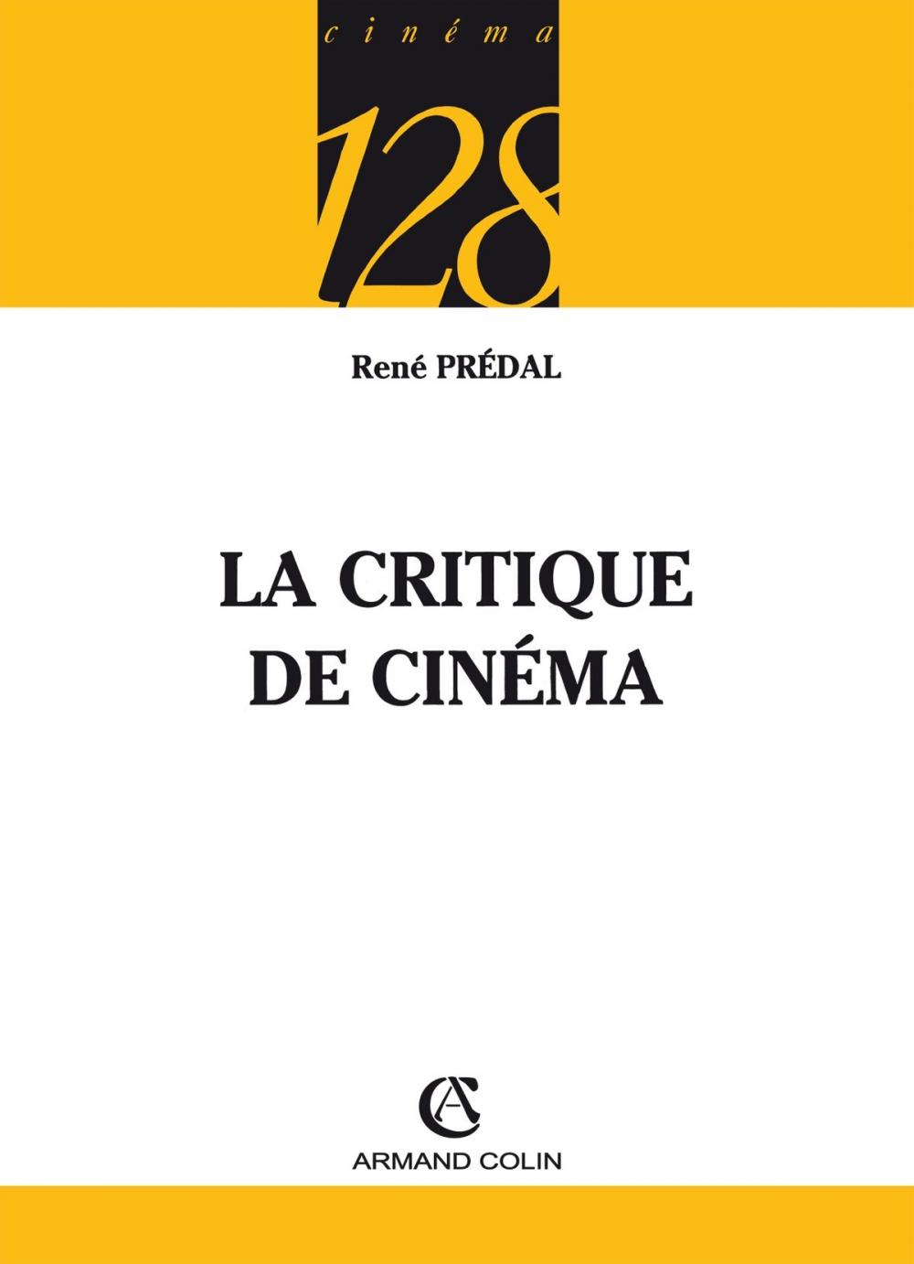 Big bigCover of La critique de cinéma