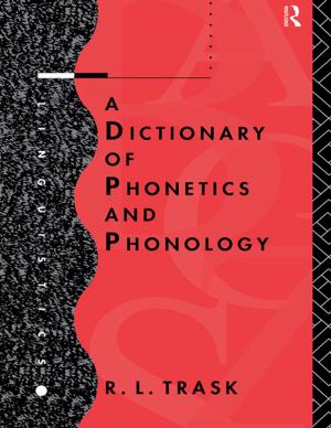 Cover of the book A Dictionary of Phonetics and Phonology by Douglas Kellner