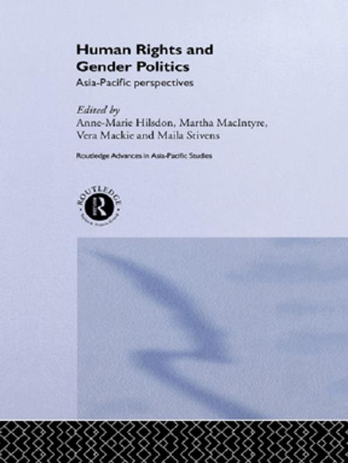 Cover of the book Human Rights and Gender Politics by , Taylor and Francis