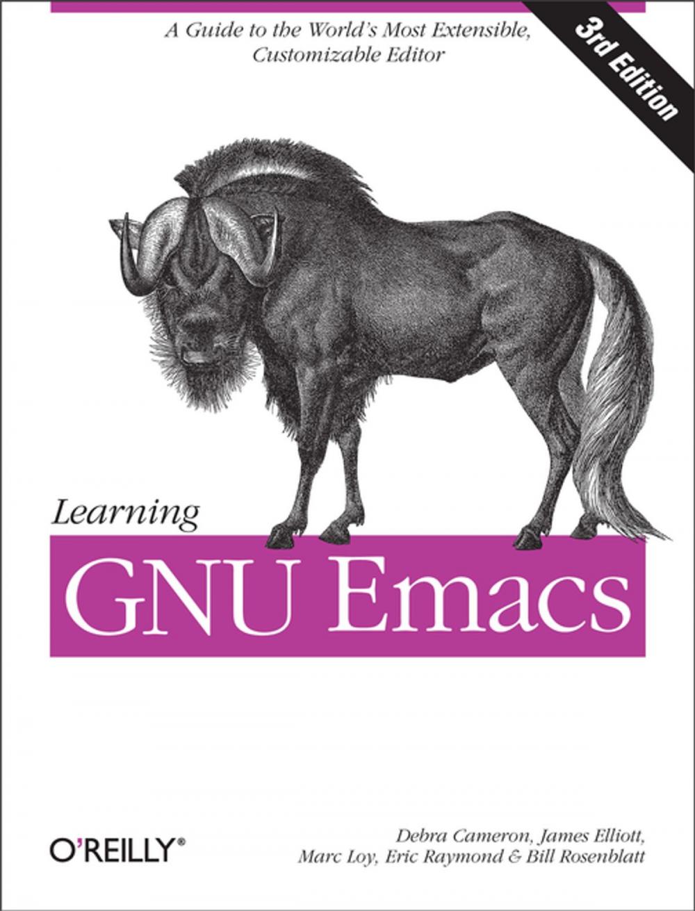 Big bigCover of Learning GNU Emacs